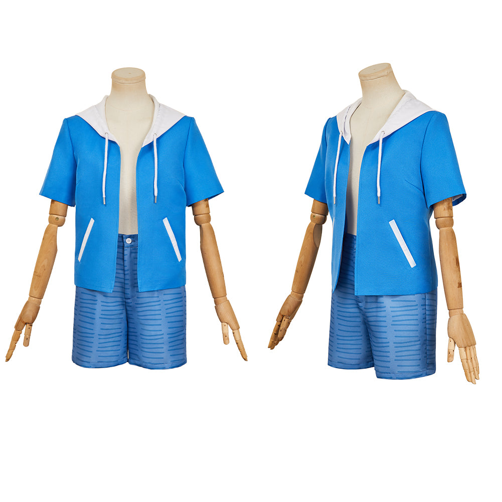 City The Animation(2025) Nagumo Midori Tenue Bleue Cosplay Costume