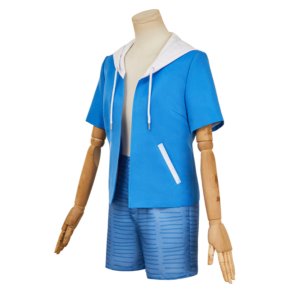 City The Animation(2025) Nagumo Midori Tenue Bleue Cosplay Costume