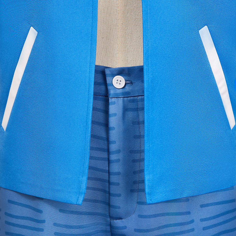 City The Animation(2025) Nagumo Midori Tenue Bleue Cosplay Costume