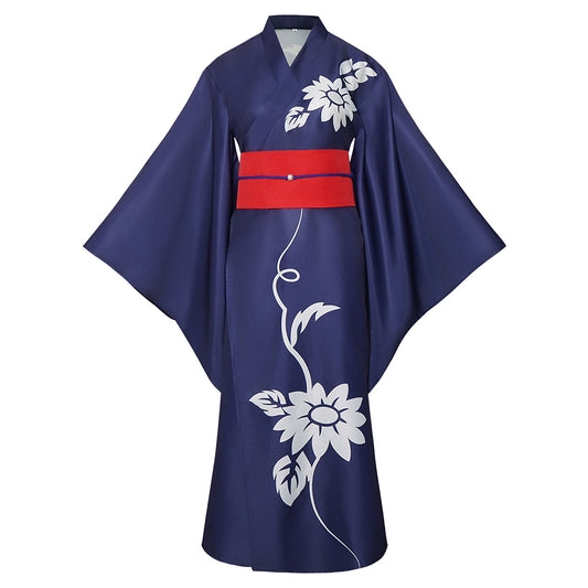 Cosmic Princess Kaguya(2026) Kaguya Kimono Bleu Cosplay Costume