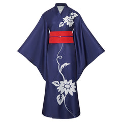 Cosmic Princess Kaguya(2026) Kaguya Kimono Bleu Cosplay Costume