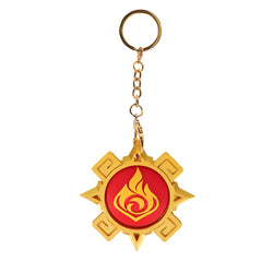 Cosplay Accessoire Mavuika Genshin Impact Jeu Cosplay Porte-clé Rouge
