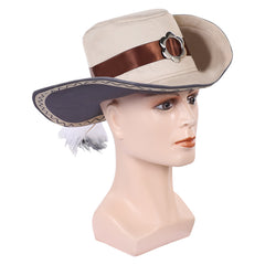 Cosplay Accessoire Will Turner Pirates of the Caribbean Film Cosplay Chapeau Beige