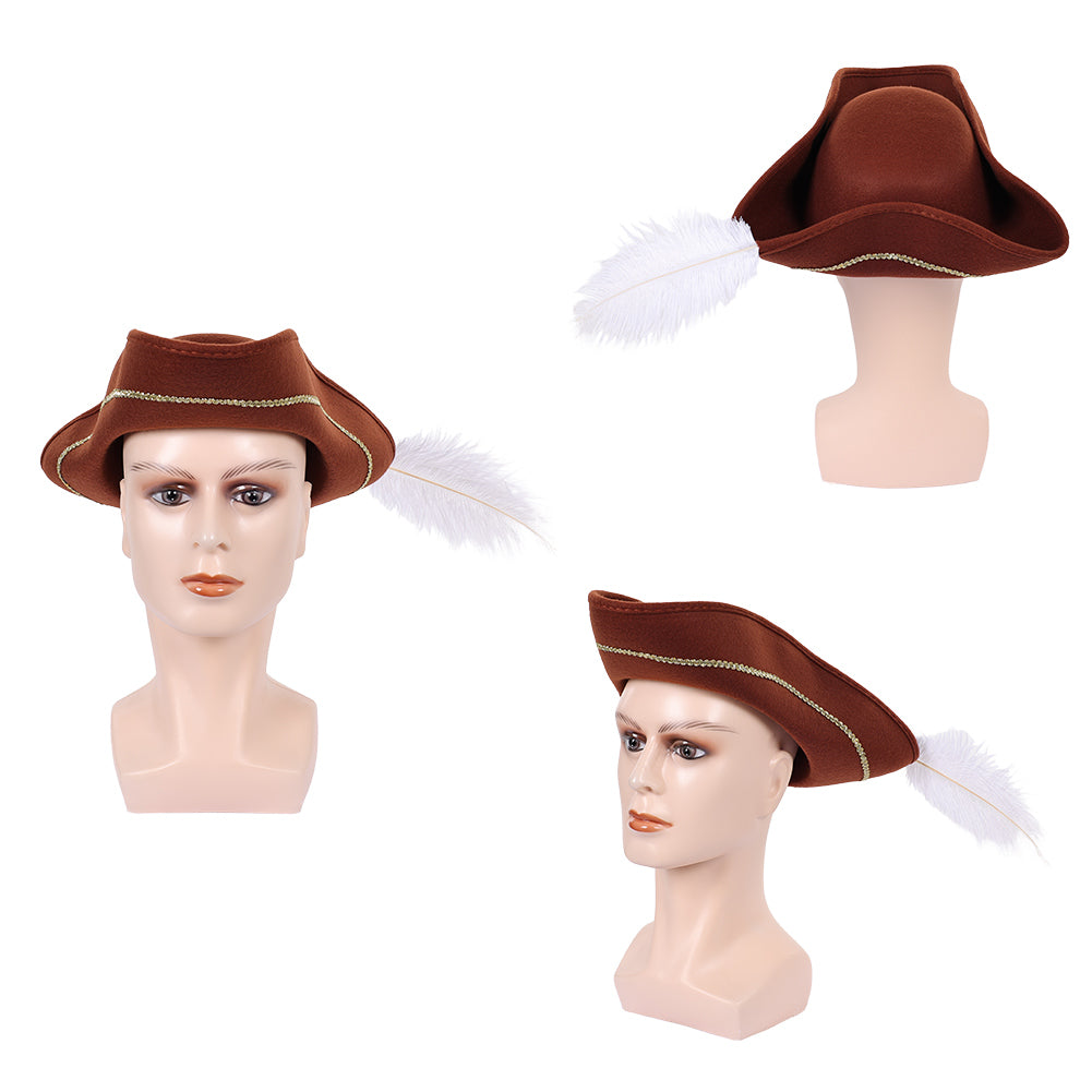 Cosplay Accessorie Clark The Backrooms(2026) Film Cosplay Chapeau Marron Homme