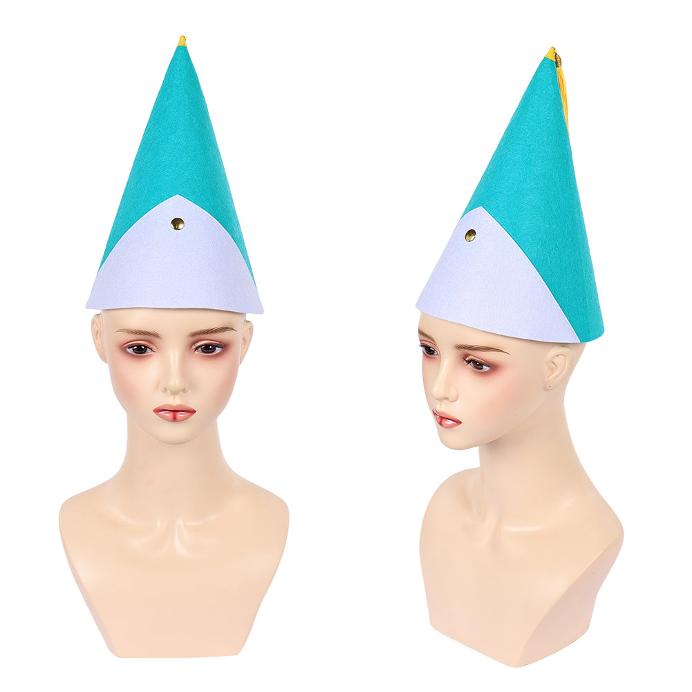 Cosplay Accessorie Coco Tongari Boushi no Atelier(2026) Anime Cosplay Chapeau Bleu et Blanc Femme