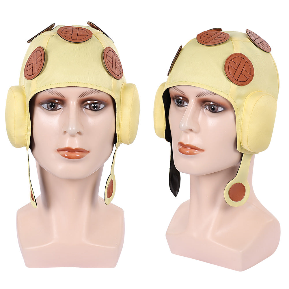 Cosplay Accessorie Pocoloco JJBA 7(2026) Anime Cosplay Chapeau Jaune Homme
