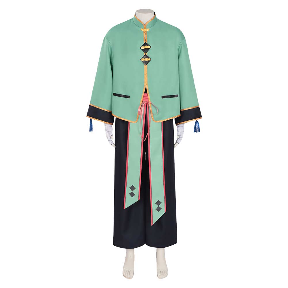 Cosplay Costume A Yuan Link Click Anime Cosplay Tenue Verte Homme