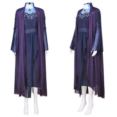Cosplay Costume Agatha Harkness Wanda Vision TV Cosplay Robe Violette Femme