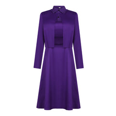 Cosplay Costume Agnes The Testaments(2026) TV Cosplay Tenue Violette Femme