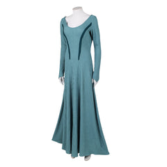 Cosplay Costume Alicent Hightower House of The Dragon 3(2026) TV Cosplay Robe Bleu-vert Femme