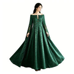 Cosplay Costume Alicent Hightower House of the Dragon 3(2026) TV Cosplay Robe Verte Femme