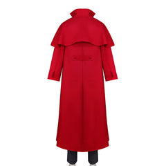 Cosplay Costume Alucard Herushingu Anime Cosplay Tenue Rouge Homme
