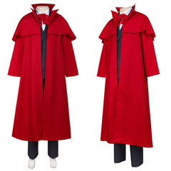 Cosplay Costume Alucard Herushingu Anime Cosplay Tenue Rouge Homme