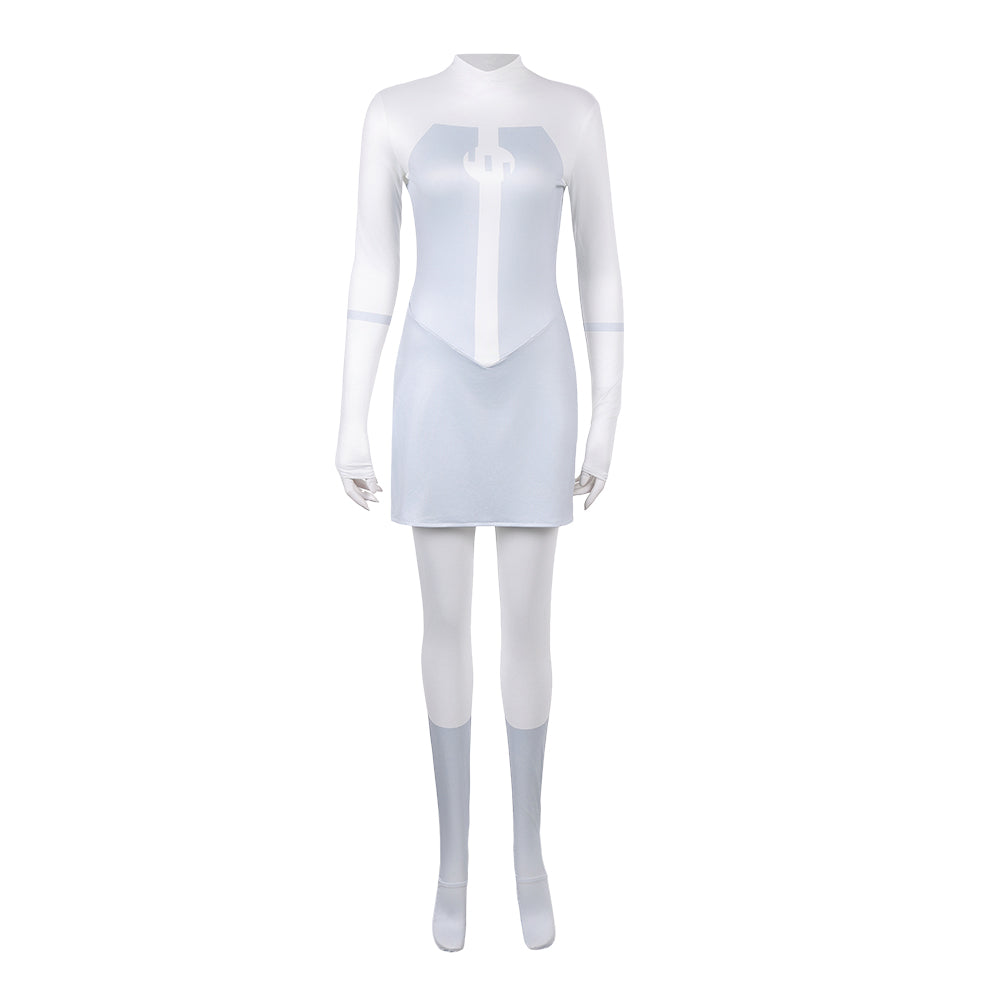 Cosplay Costume Atom Eve Viltrumite Invincible 4(2026) TV Cosplay Combinaison Blanche Femme