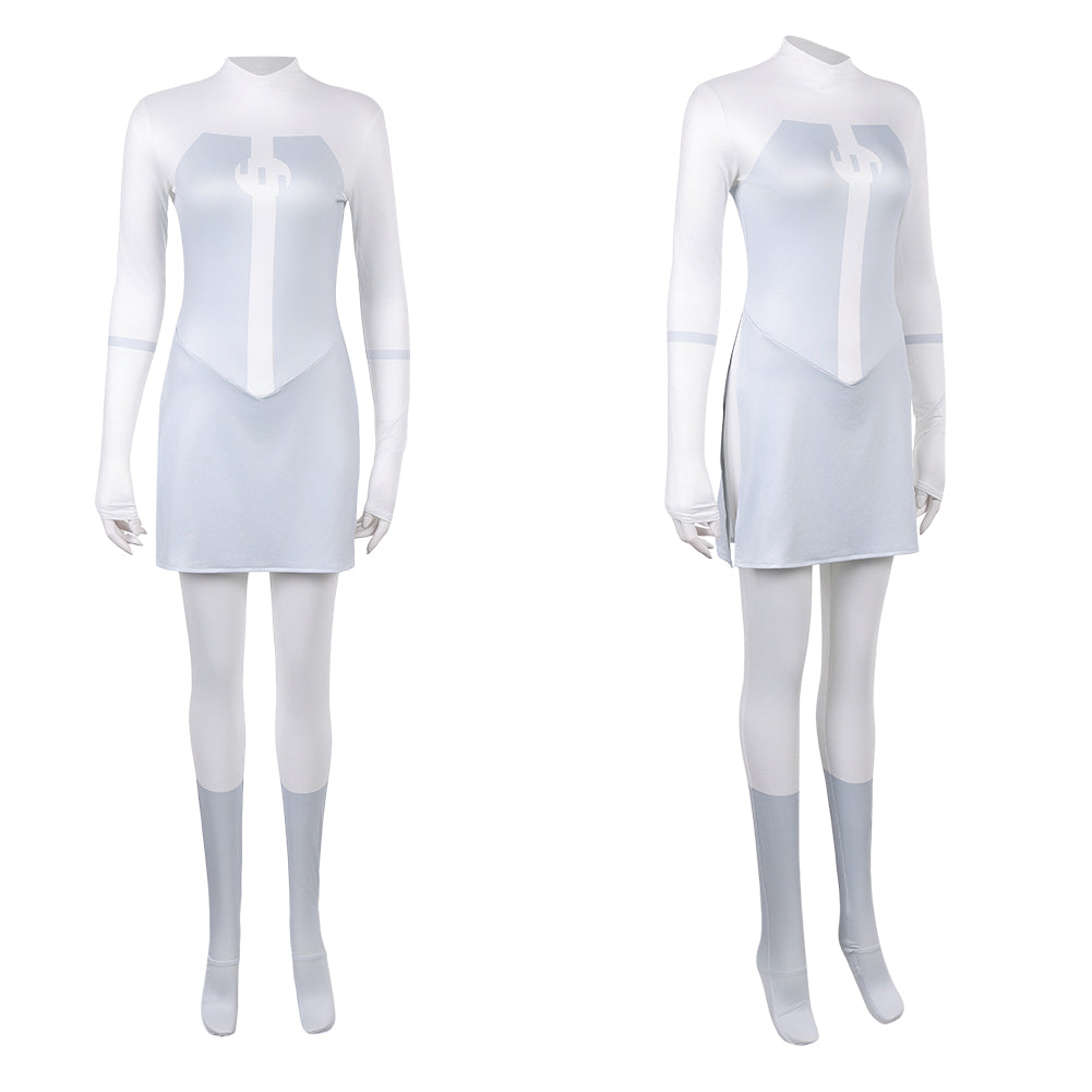 Cosplay Costume Atom Eve Viltrumite Invincible 4(2026) TV Cosplay Combinaison Blanche Femme