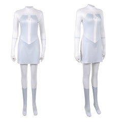 Cosplay Costume Atom Eve Viltrumite Invincible 4(2026) TV Cosplay Combinaison Blanche Femme