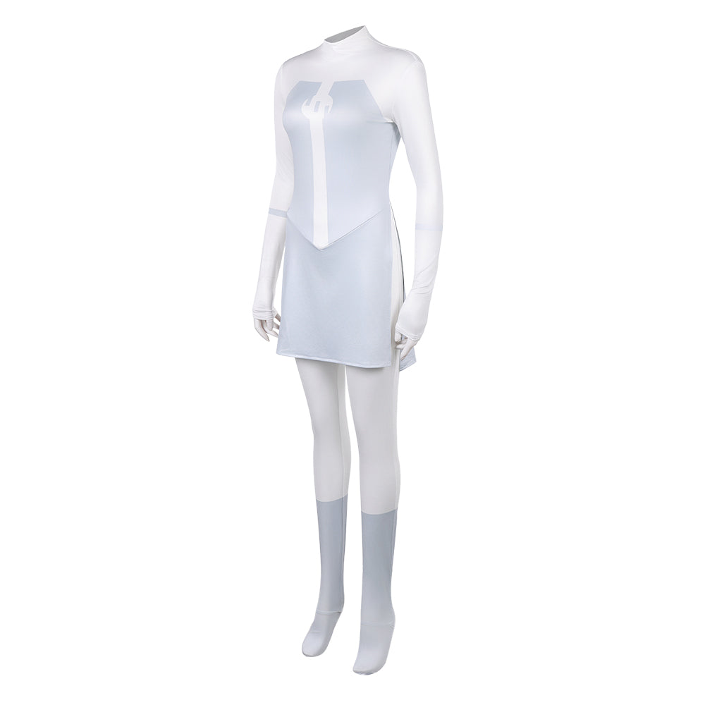 Cosplay Costume Atom Eve Viltrumite Invincible 4(2026) TV Cosplay Combinaison Blanche Femme