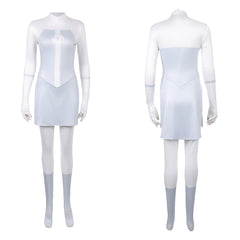 Cosplay Costume Atom Eve Viltrumite Invincible 4(2026) TV Cosplay Combinaison Blanche Femme