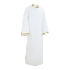 Cosplay Costume Aziraphale Good Omens 3(2026) TV Cosplay Robe Blanche Homme