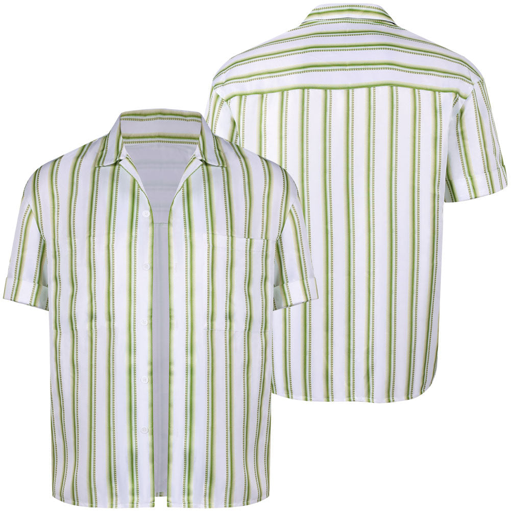 Cosplay Costume Bear Baron Bailey Obsession Film Cosplay Chemise Verte Homme