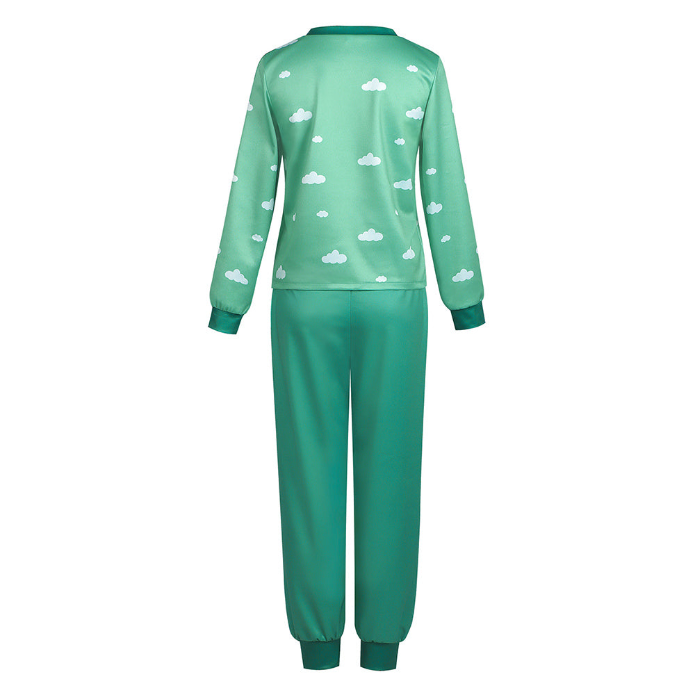 Cosplay Costume Bonnie Film Cosplay Tenue Verte Femme