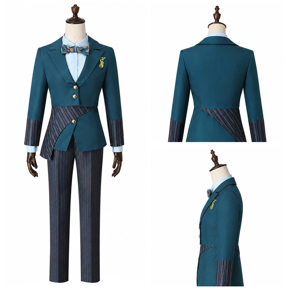 Cosplay Costume Boq Wicked Film Cosplay Tenue Verte et Grise Homme