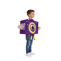 Cosplay Costume Camera Film Cosplay Combinaison Violette Enfant