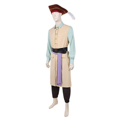 Cosplay Costume Captain Clark Backrooms(2026) Film Cosplay Tenue Beige et Verte Homme