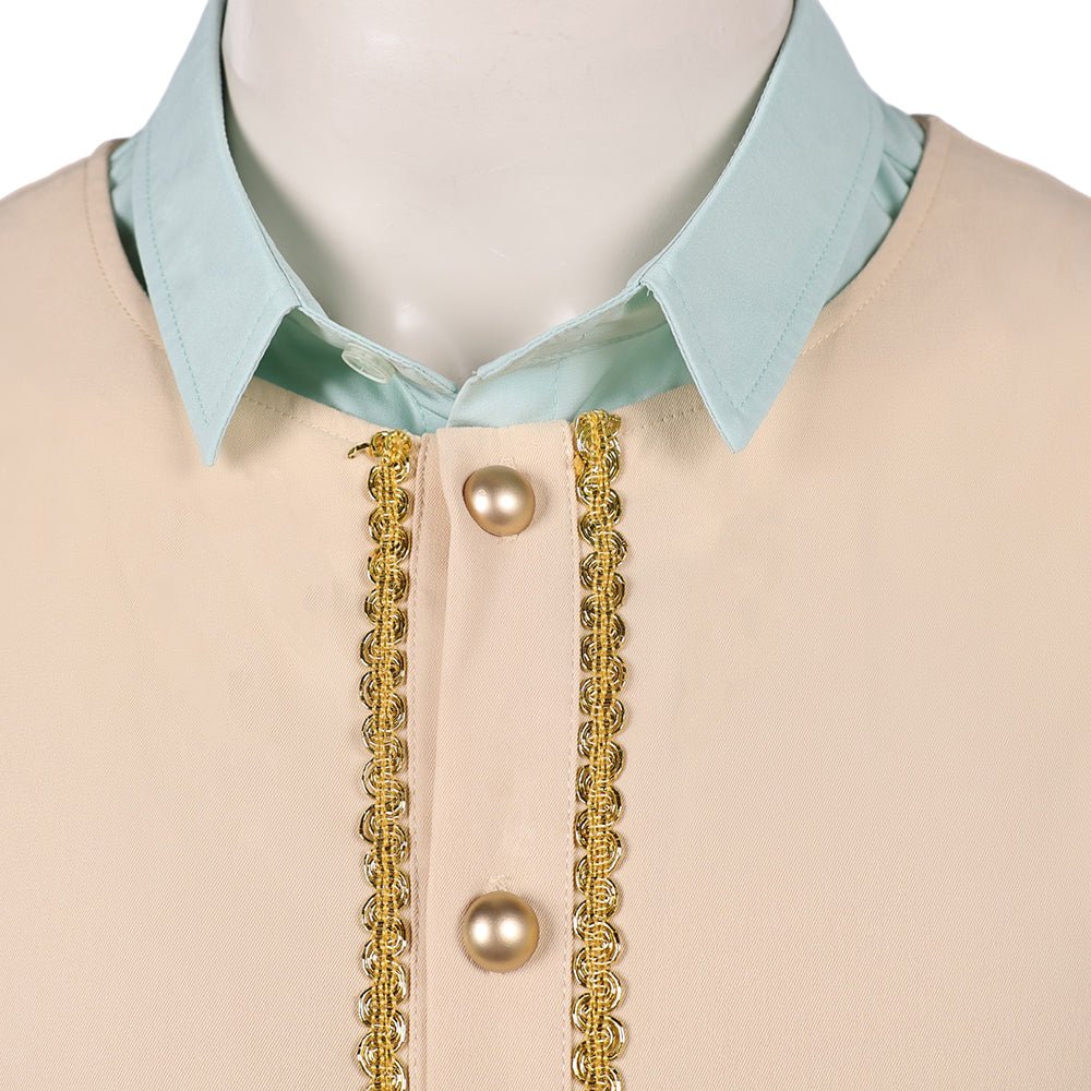 Cosplay Costume Captain Clark Backrooms(2026) Film Cosplay Tenue Beige et Verte Homme
