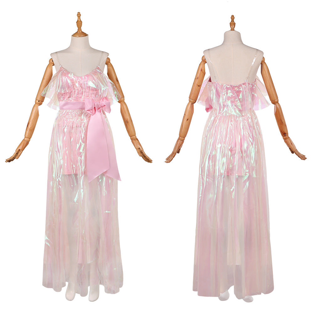 Cosplay Costume Catherine Earnshaw Les Hauts de Hurlevent(2026) Film Cosplay Robe Rose Femme