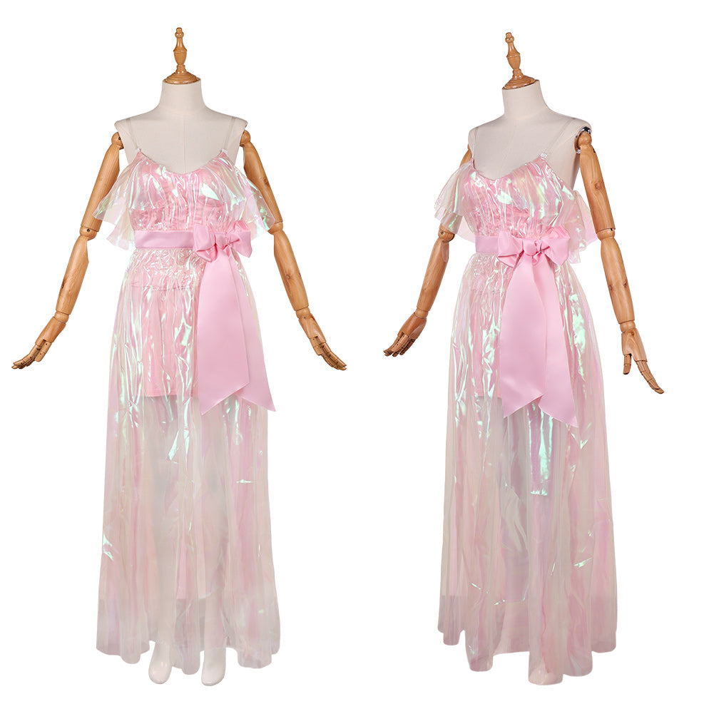 Cosplay Costume Catherine Earnshaw Les Hauts de Hurlevent(2026) Film Cosplay Robe Rose Femme