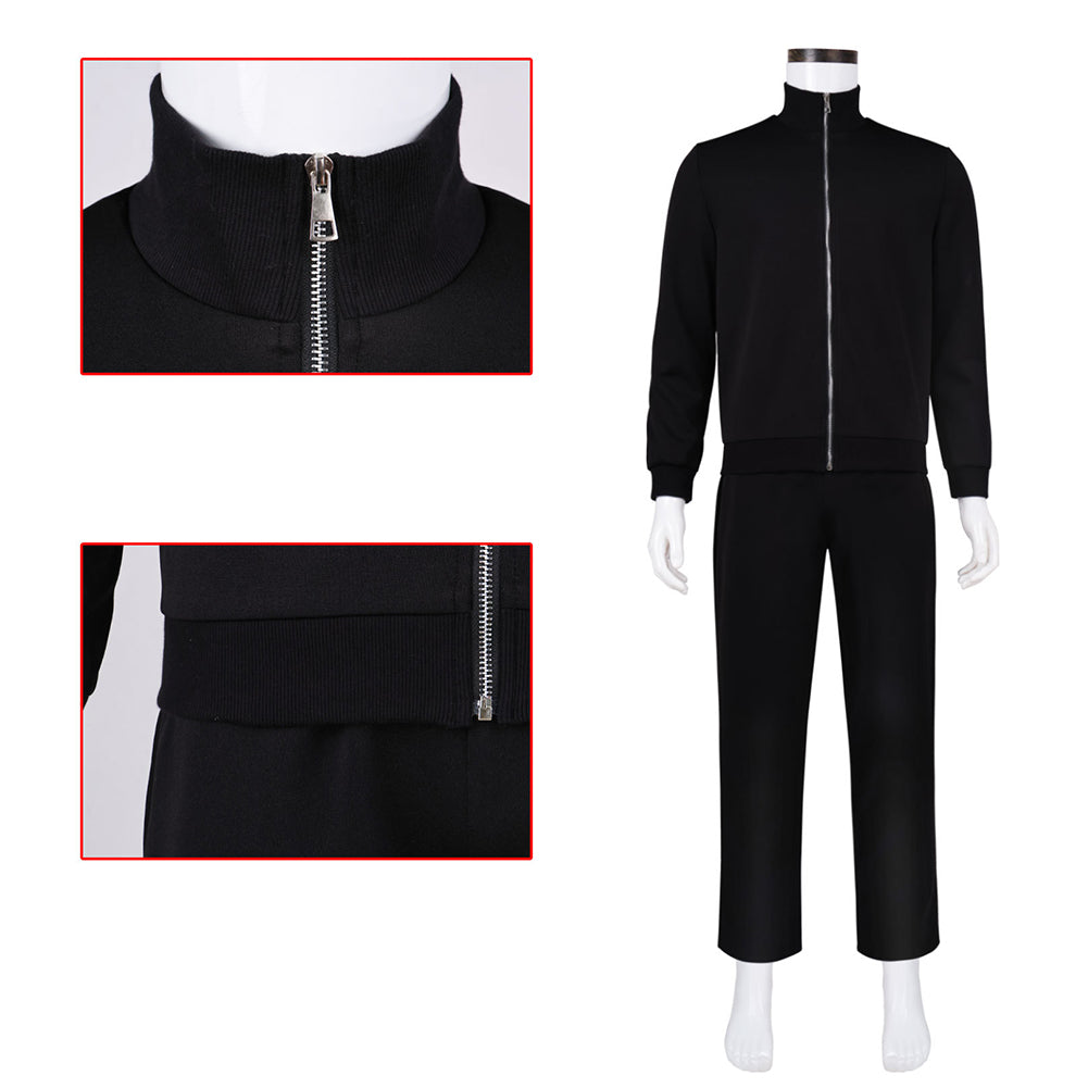 Cosplay Costume Chihiro Rokuhira Kagurabachi(2027) Anime Cosplay Tenue Noire Homme