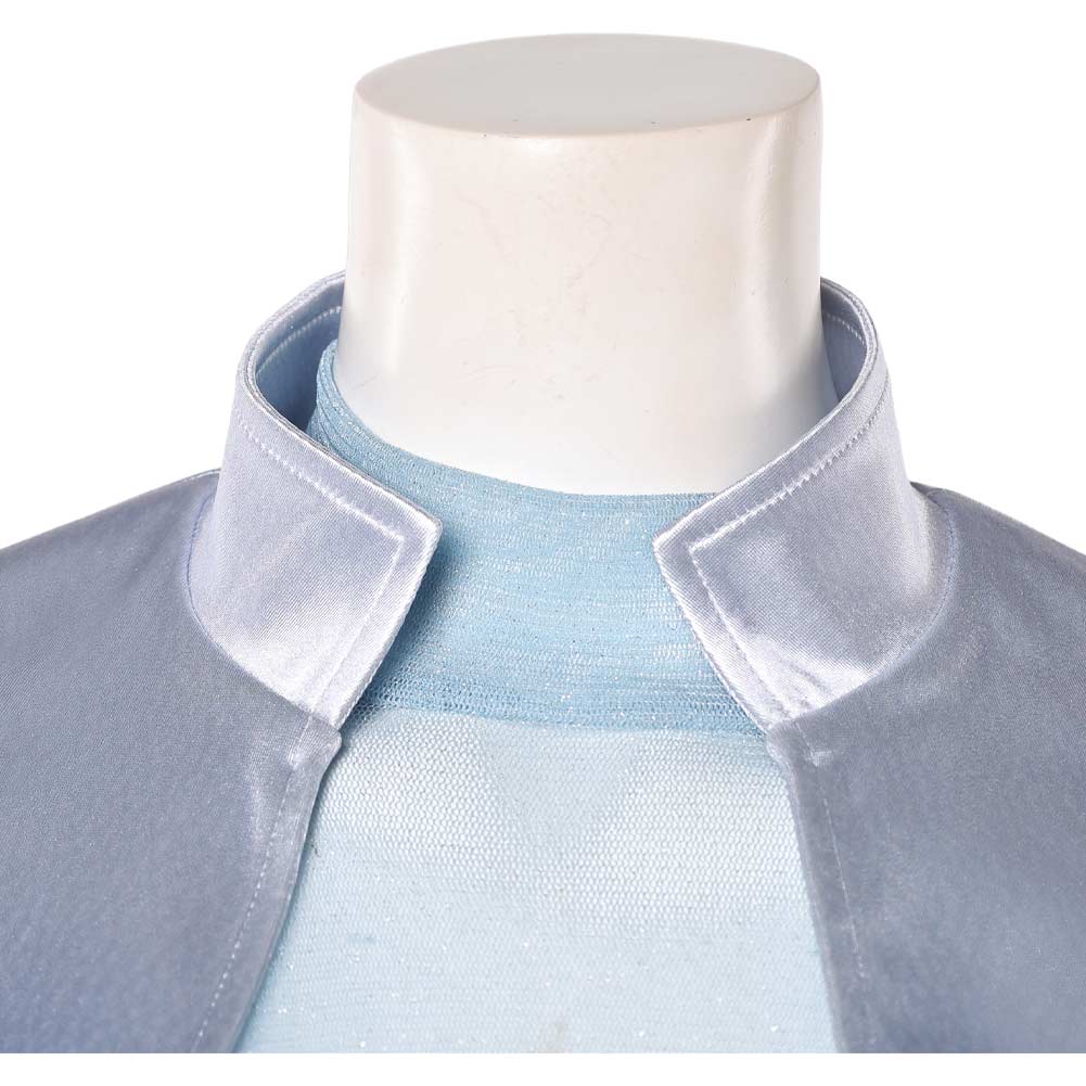 Cosplay Costume Chloe Descendants: Wicked Wonderland(2026) Film Cosplay Tenue Bleue et Blanche Femme