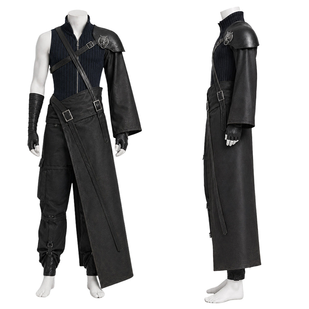 Cosplay Costume Cloud Final Fantasy Jeu Cosplay Tenue Noire Homme
