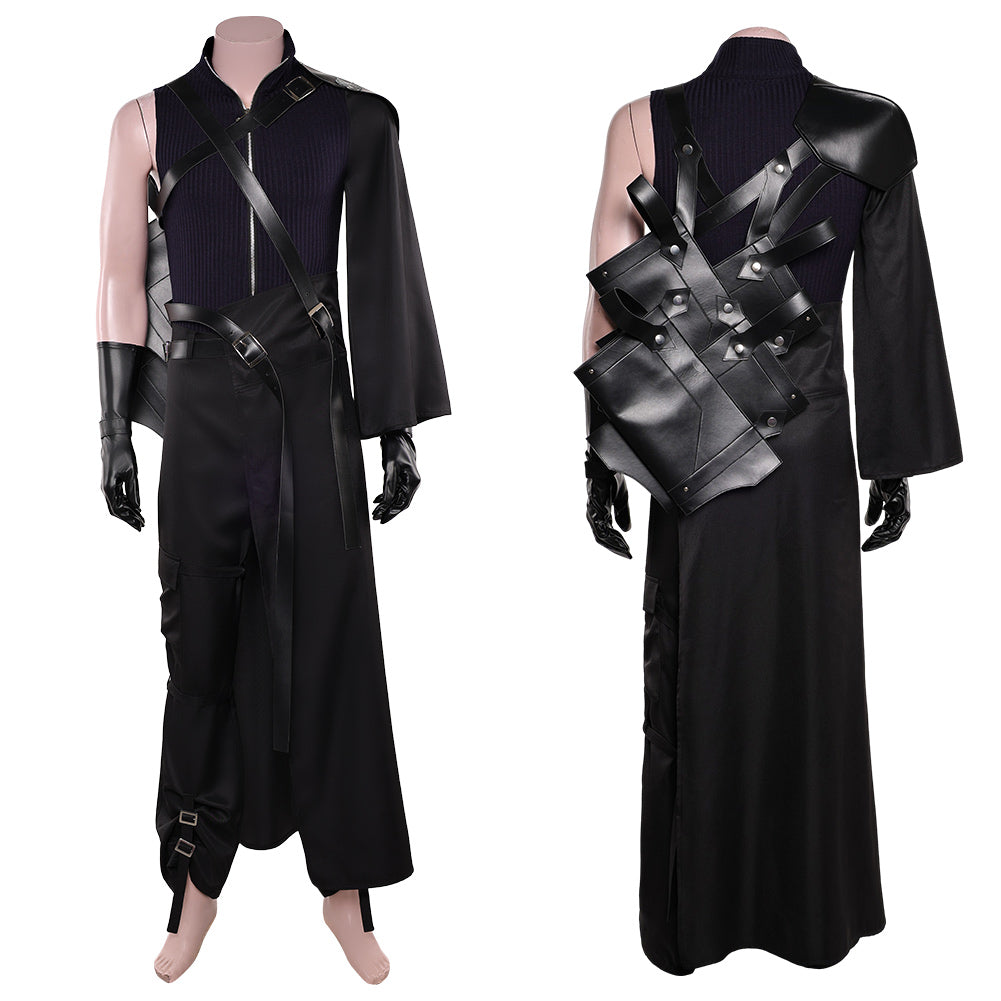 Cosplay Costume Cloud Final Fantasy VII : Advent Children Jeu Cosplay Tenue Noire Homme