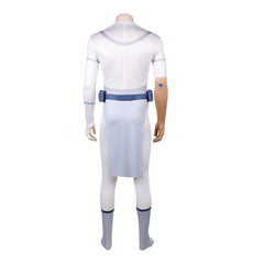 Cosplay Costume Conquest Viltrumite Invincible 4(2026) TV Cosplay Combinaison Grise+Ceinture Bleue Homme