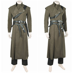 Cosplay Costume Corlys Velaryon The Sea Snake House of the Dragon 3(2026) Tenue Médiévale Verte Homme