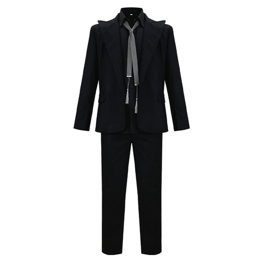 Cosplay Costume Crowley Good Omens 3(2026) Film Cosplay Tenue Noire Homme