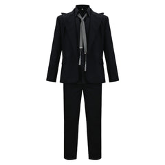 Cosplay Costume Crowley Good Omens 3(2026) Film Cosplay Tenue Noire Homme