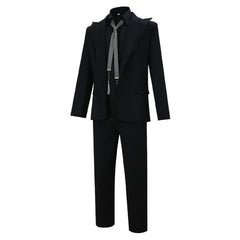 Cosplay Costume Crowley Good Omens 3(2026) Film Cosplay Tenue Noire Homme
