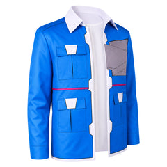 Cosplay Costume D Cyberpunk: Edgerunners 2(2026) TV Cosplay Veste Bleue Homme