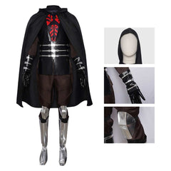 Cosplay Costume Darth Maul Maul: Seigneur de l'Ombre(2026) TV Cosplay Tenue Noire Homme