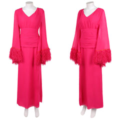 Cosplay Costume Deborah Vance Hacks 5(2026) TV Cosplay Robe Rose Femme