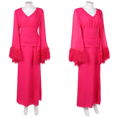 Cosplay Costume Deborah Vance Hacks 5(2026) TV Cosplay Robe Rose Femme