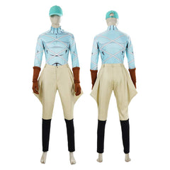 Cosplay Costume Diego Brando JJBA 7(2026) Anime Cosplay Tenue Bleue et Beige Homme