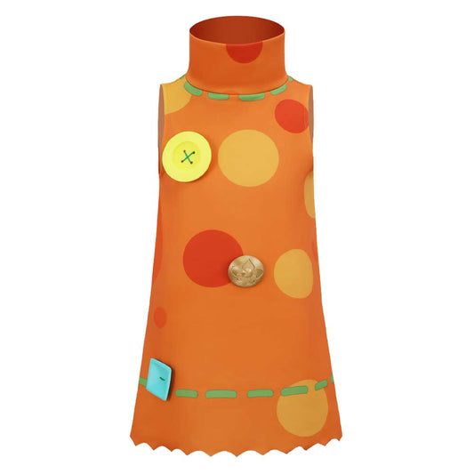 Cosplay Costume Dolly Film Cosplay Robe Jaune Enfant