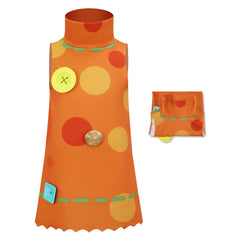 Cosplay Costume Dolly Film Cosplay Robe Jaune Enfant