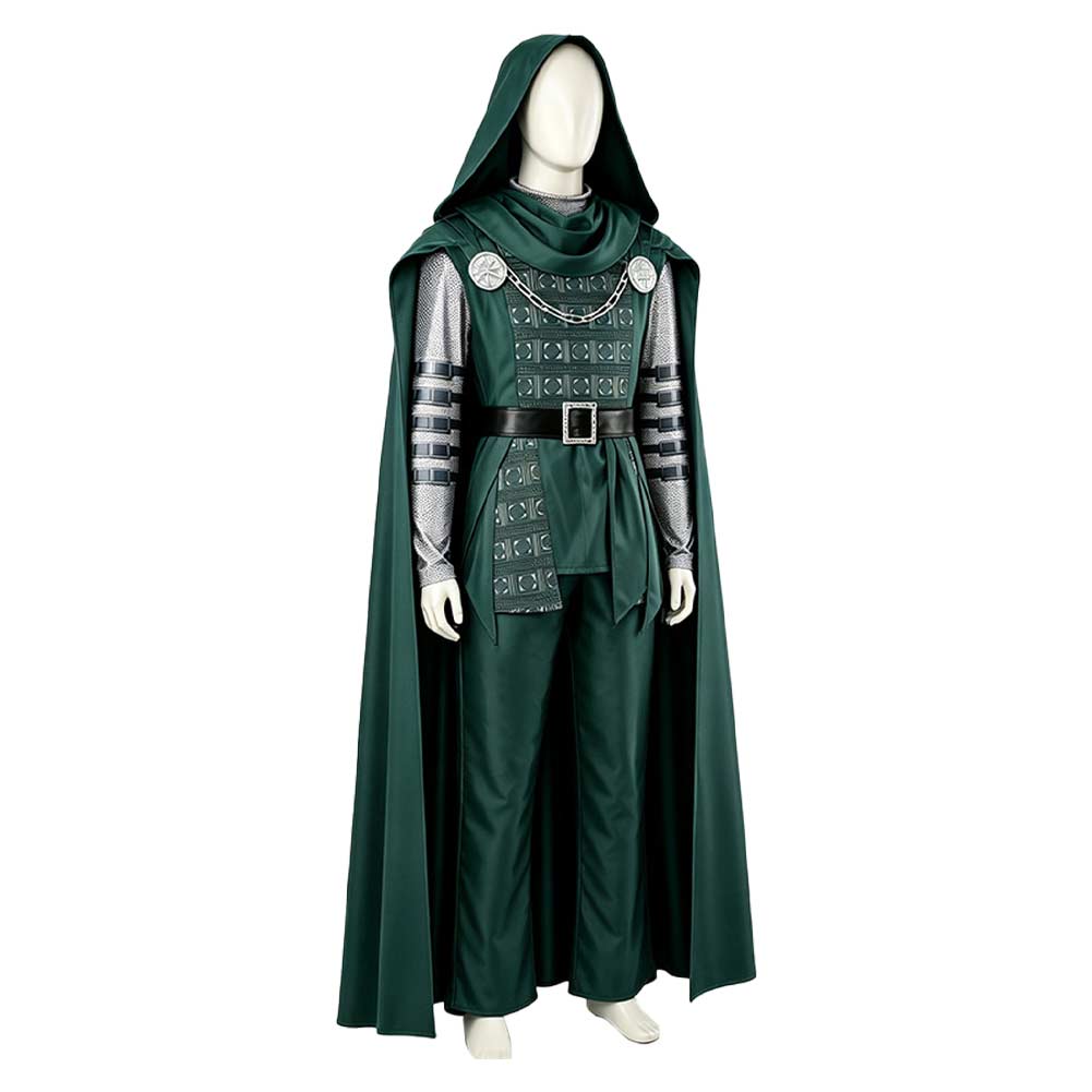 Cosplay Costume Dr.Doom Avengers 5(2026) Film Cosplay Tenue Verte Homme Ver.2
