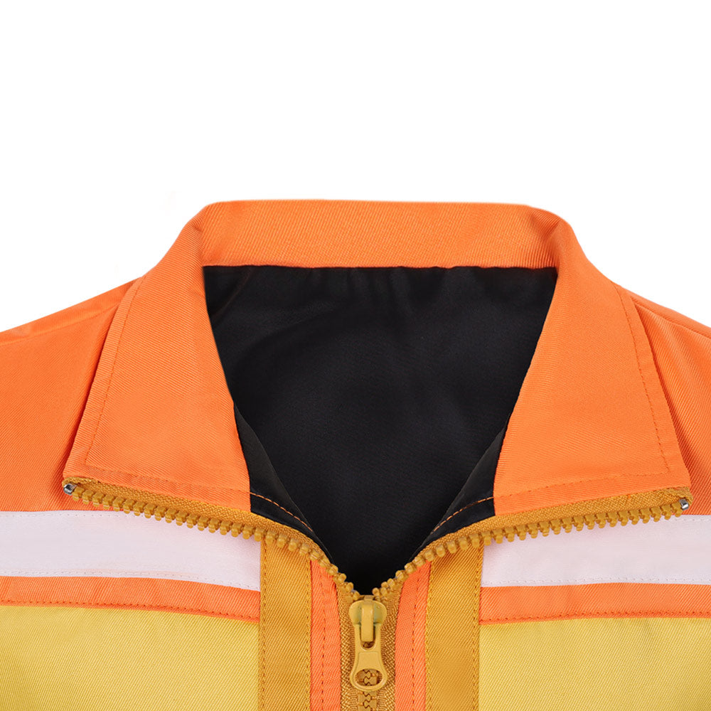 Cosplay Costume Dustin Henderson Stranger Things: Chroniques de 1985(2026) TV Cosplay Manteau Jaune Enfant