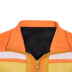 Cosplay Costume Dustin Henderson Stranger Things: Chroniques de 1985(2026) TV Cosplay Manteau Jaune Enfant